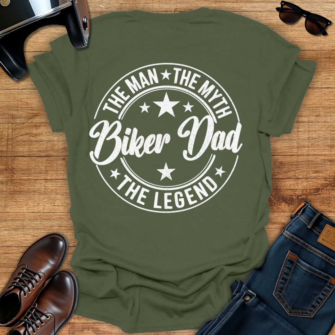 Man, Myth, Legend - Back Print T-Shirt