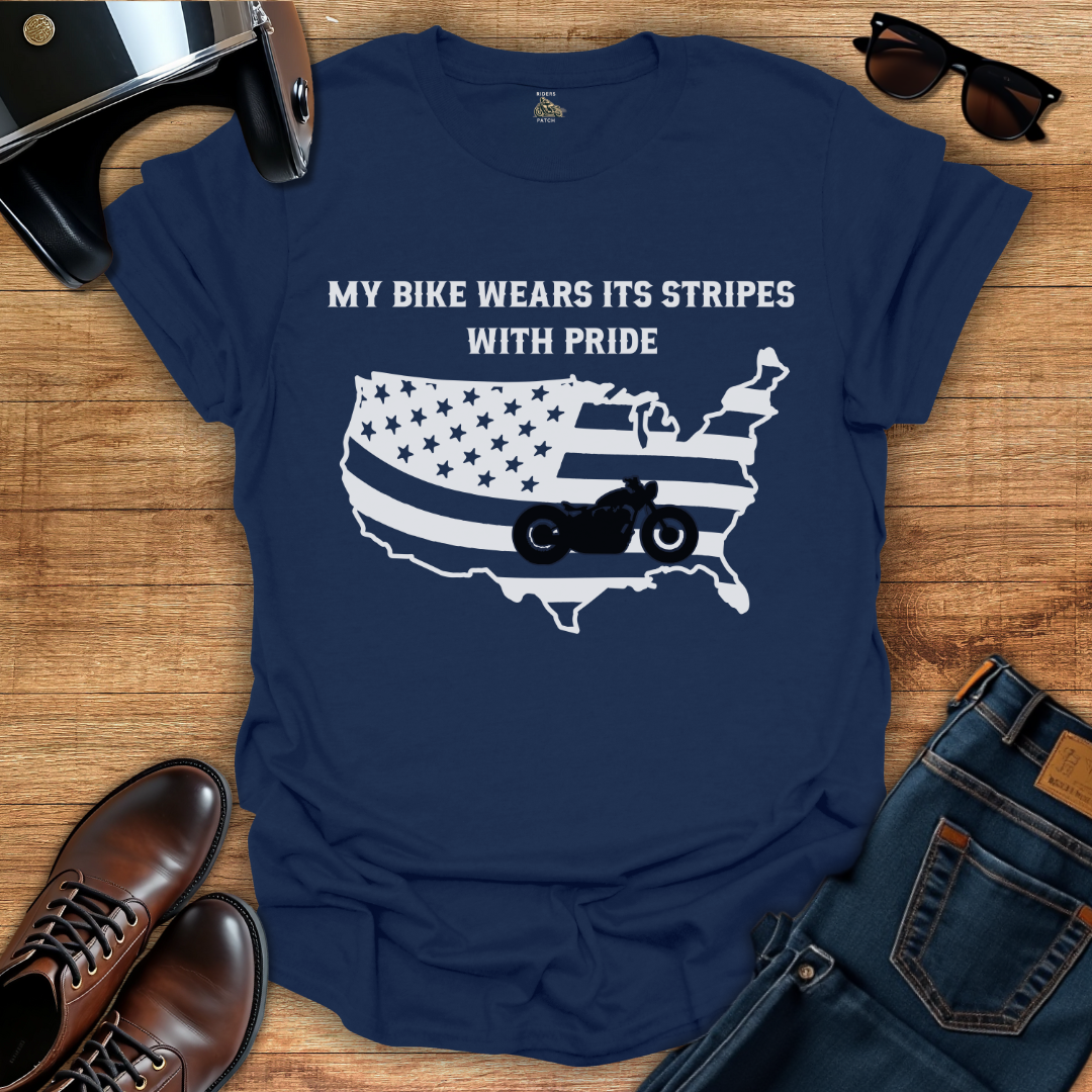 My Bike Wears Its Stripes With Pride T-Shirt