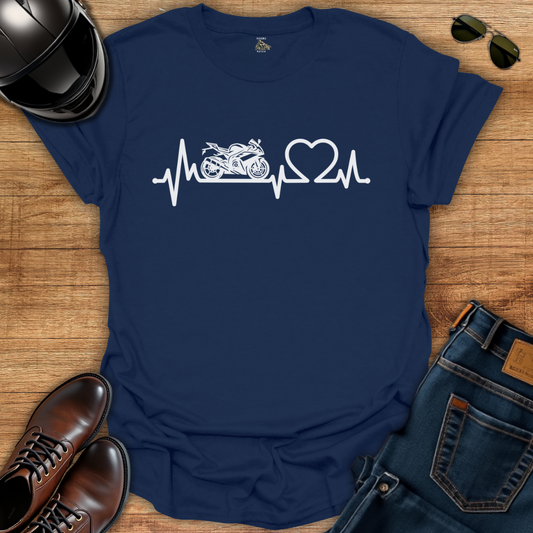 Two Wheels One Heartbeat T-Shirt