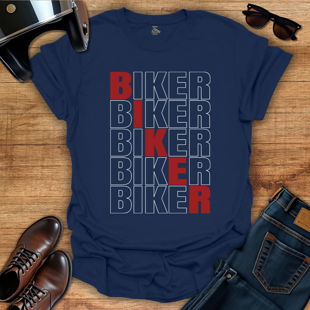 Red Biker T-Shirt