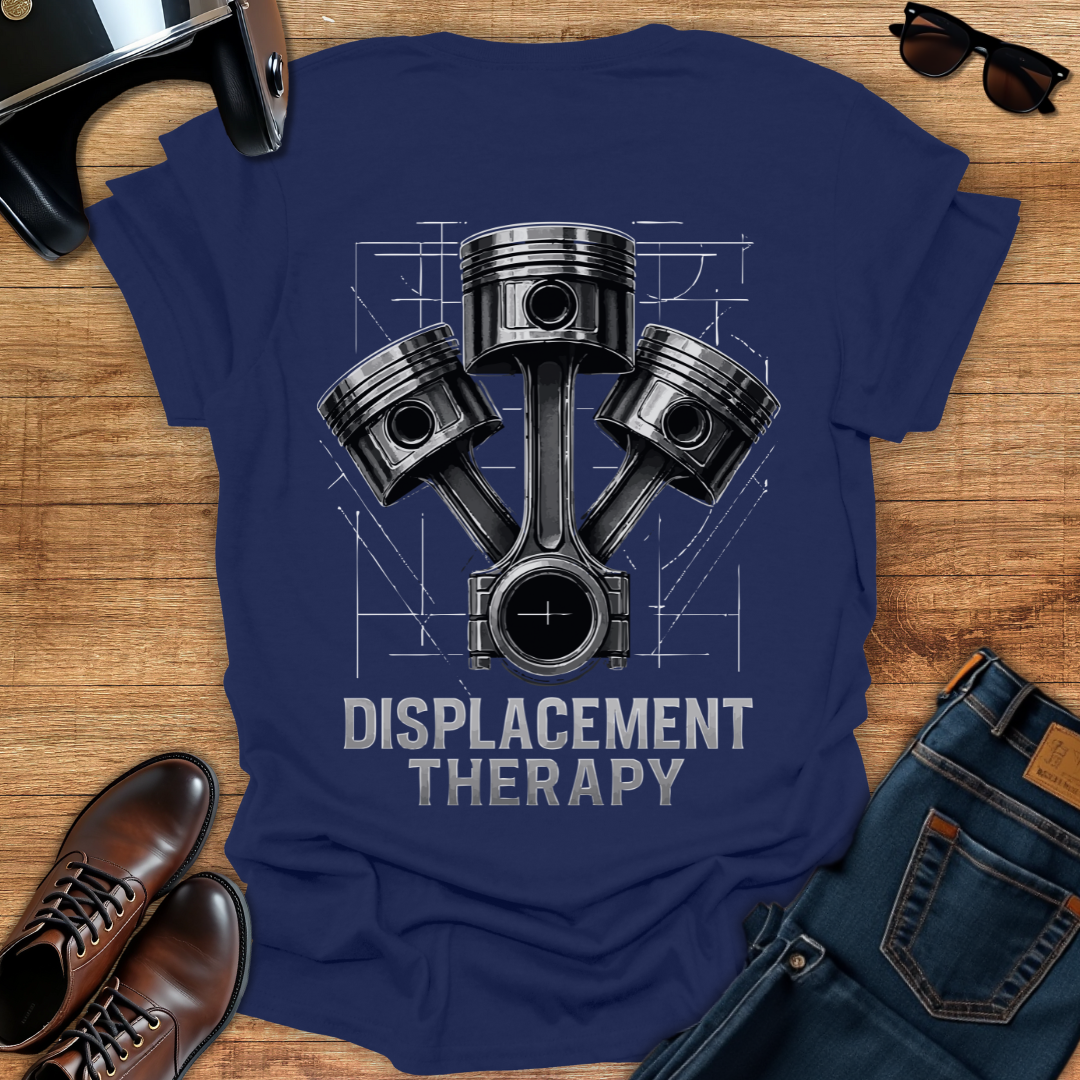 Displacement Therapy - Back Print T-Shirt