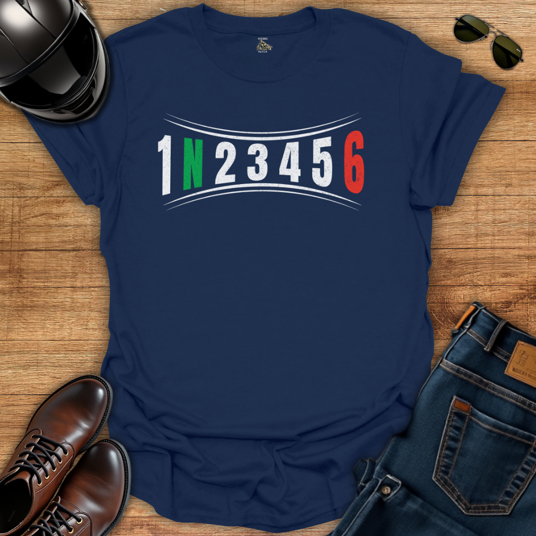 Curved Motorcycle Gears T-Shirt