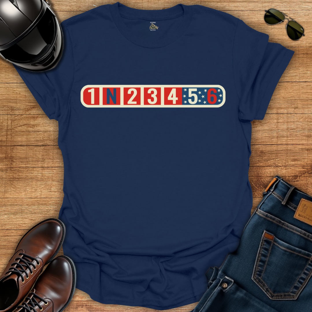 Motorcycle Gears - 4th of July T-Shirt
