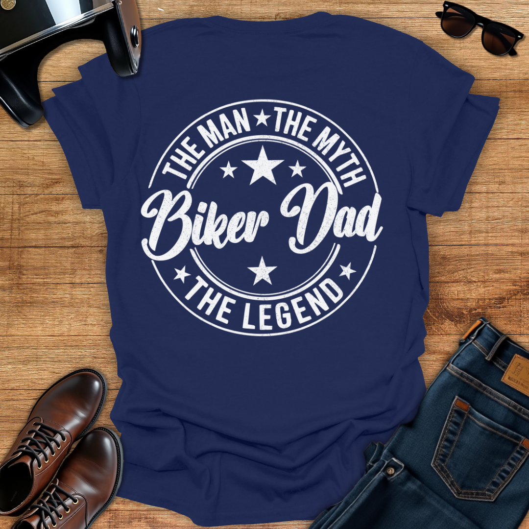 Man, Myth, Legend - Back Print T-Shirt