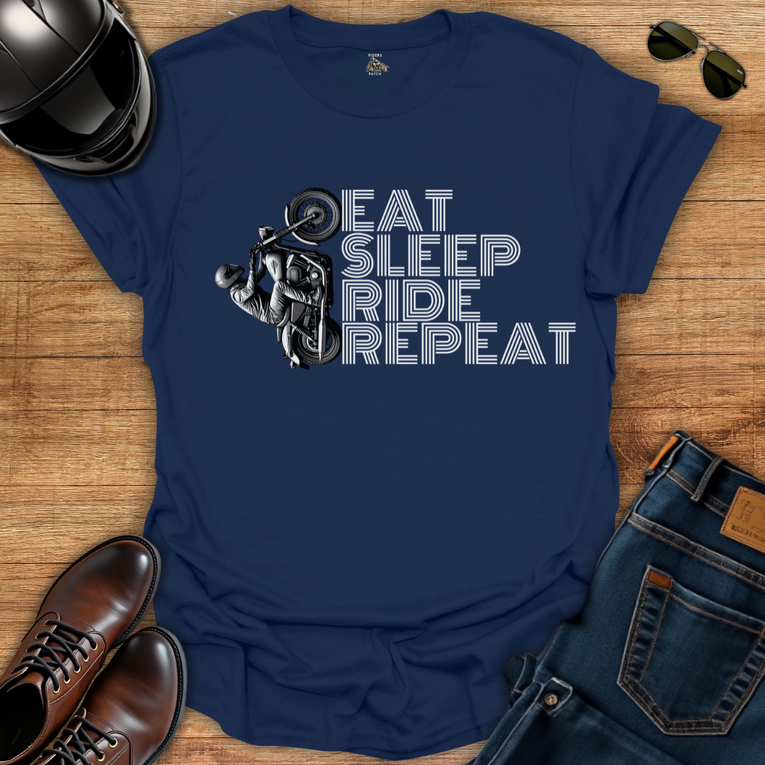 Eat Sleep Ride Repeat T-Shirt