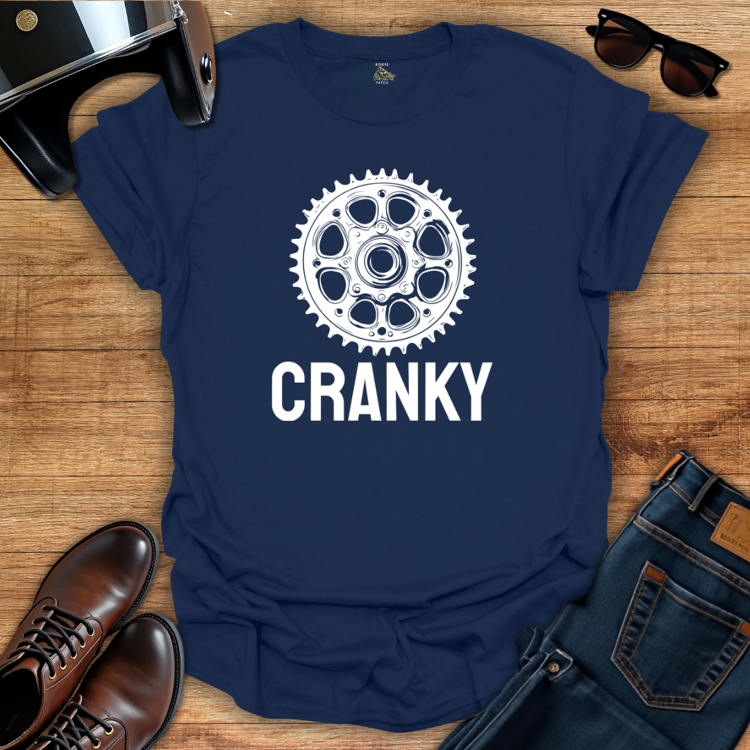 Cranky - Black/White Graphic T-Shirt