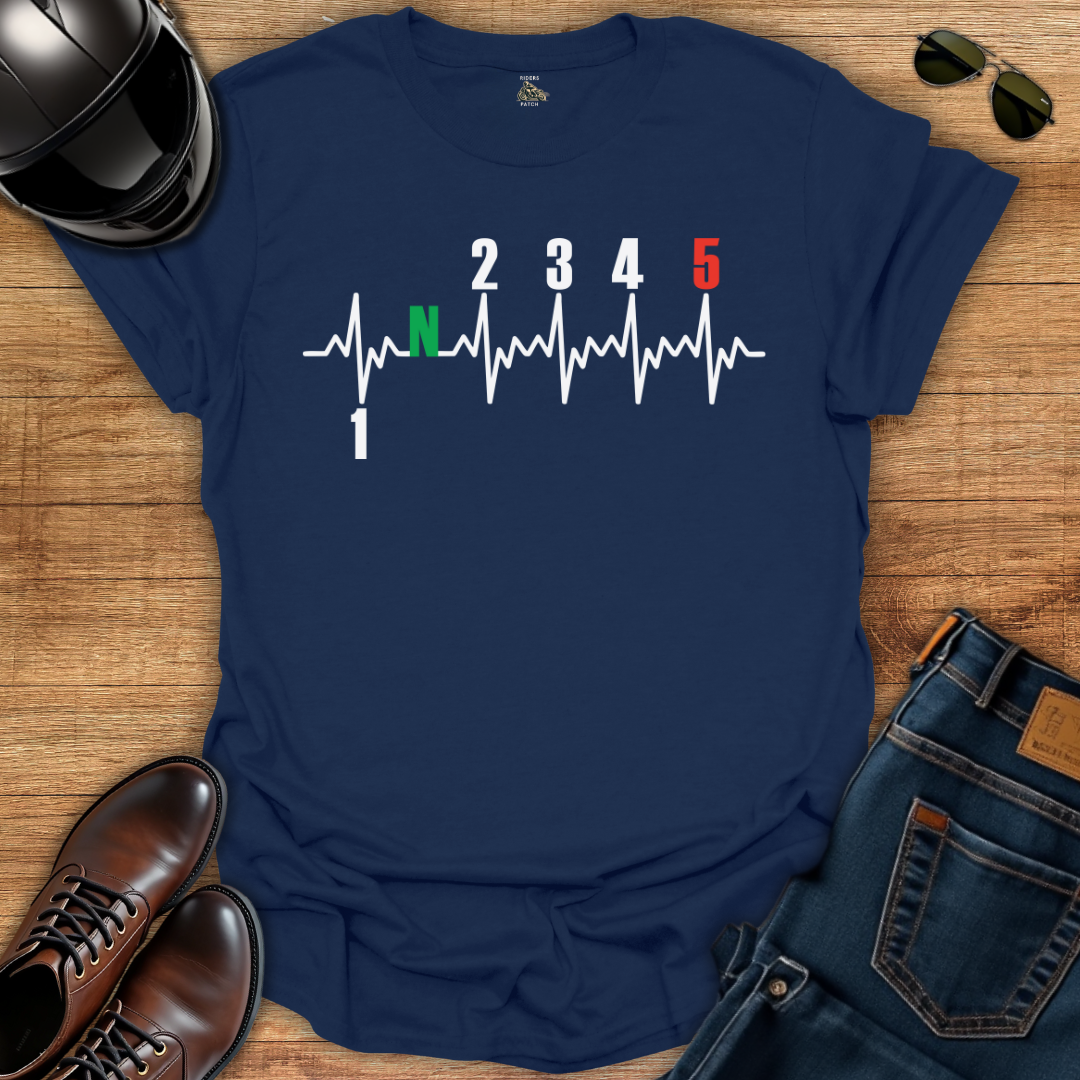 One Down Four Up Gears Pulse T-Shirt