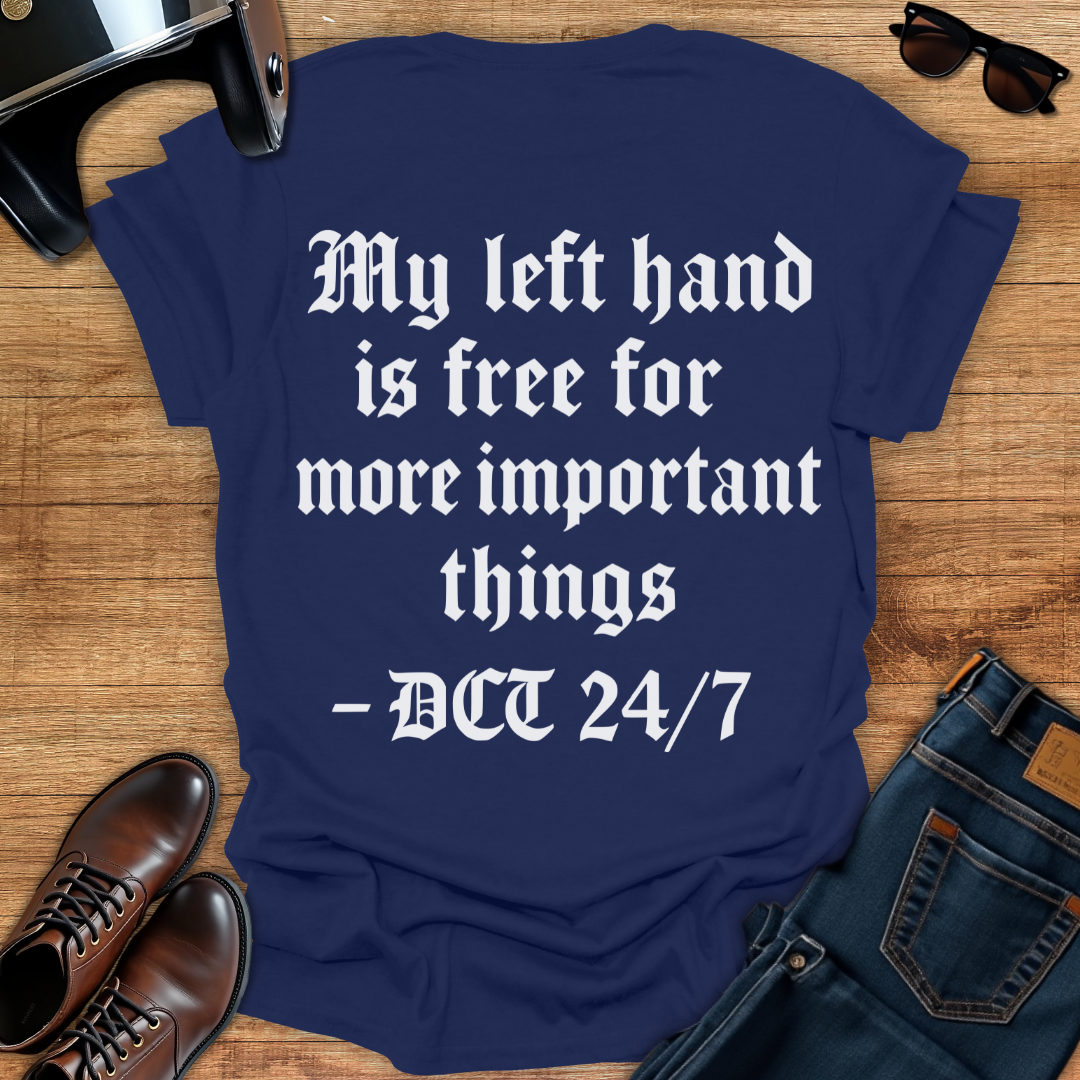 DCT Left Hand - Back Print T-Shirt
