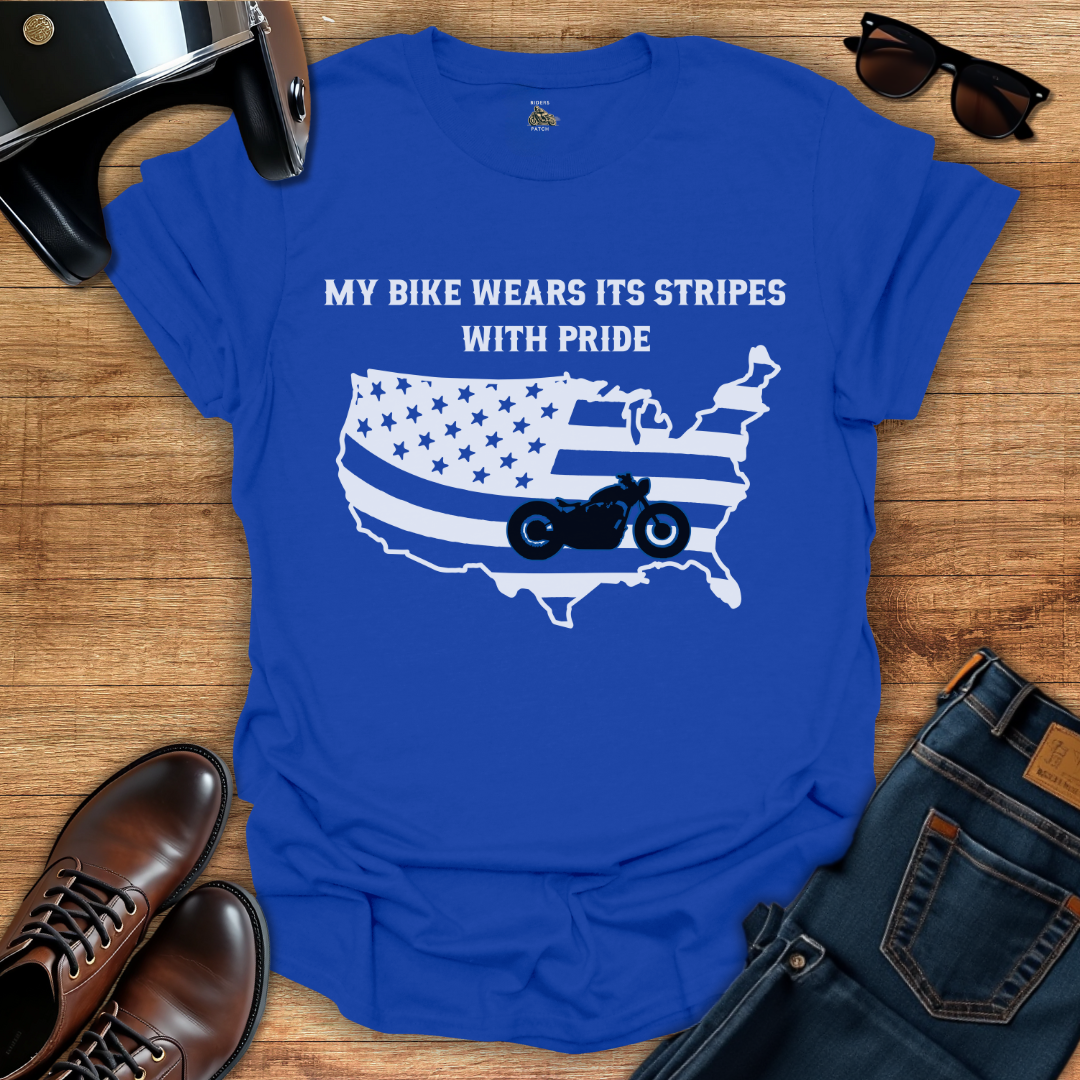 My Bike Wears Its Stripes With Pride T-Shirt