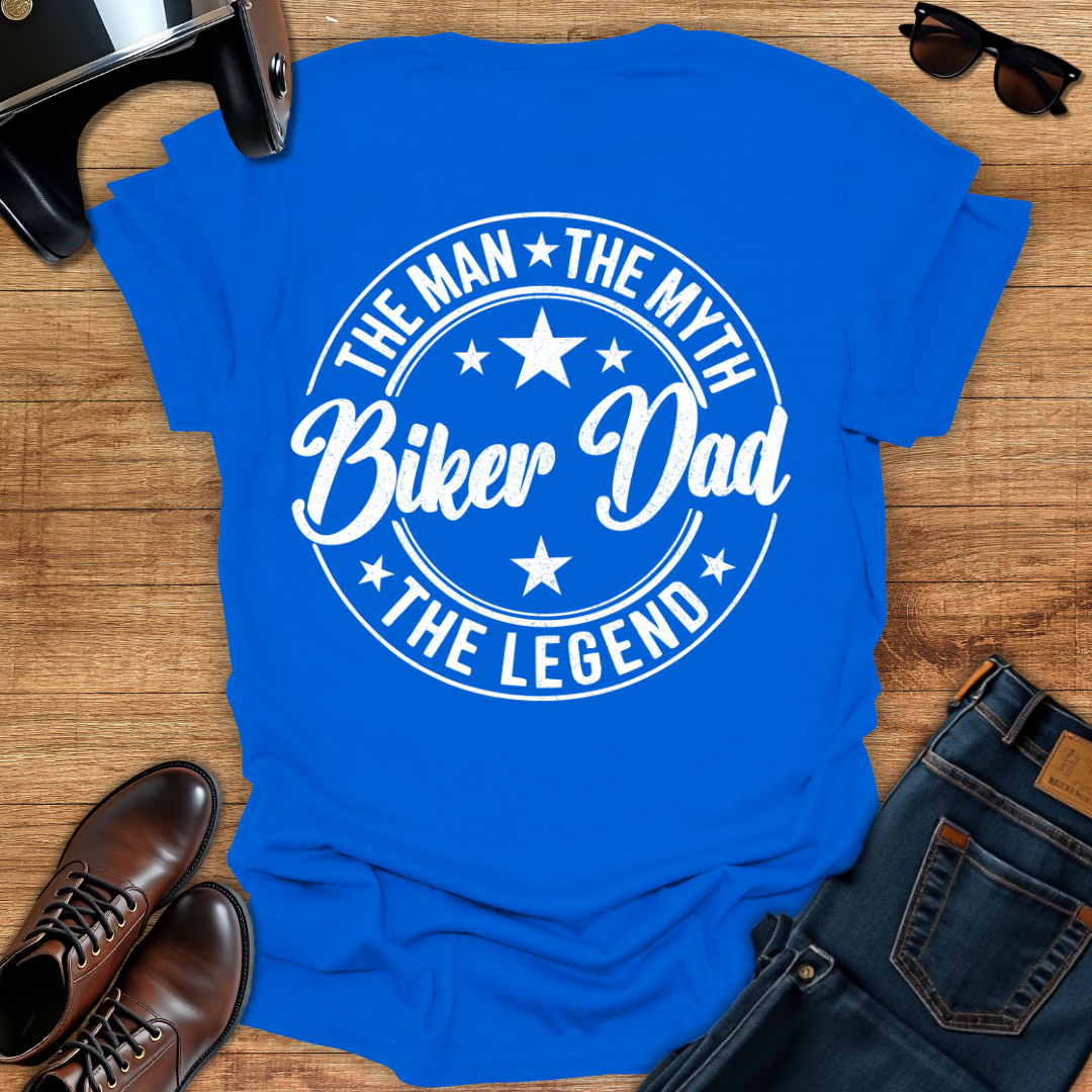 Man, Myth, Legend - Back Print T-Shirt
