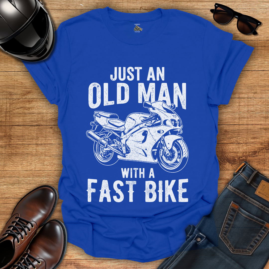 Old Man Fast Bike T-Shirt
