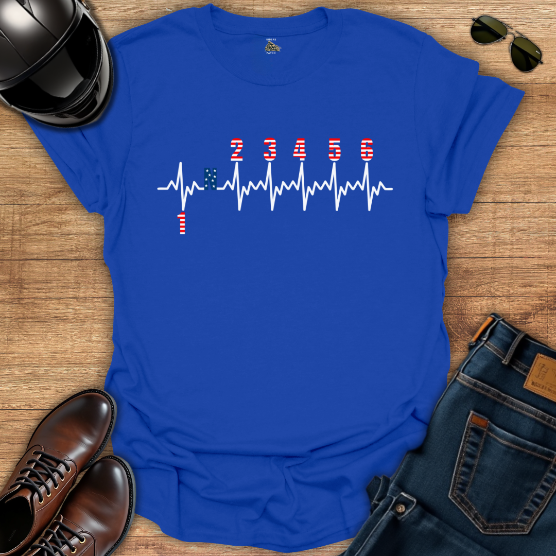 Stars and Stripes Gears Pulse T-Shirt