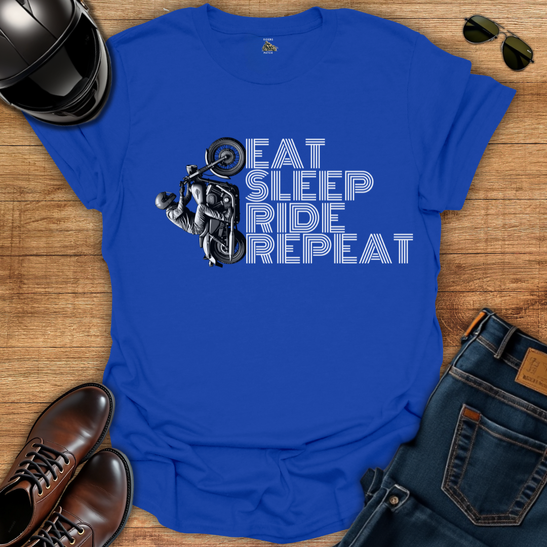Eat Sleep Ride Repeat T-Shirt