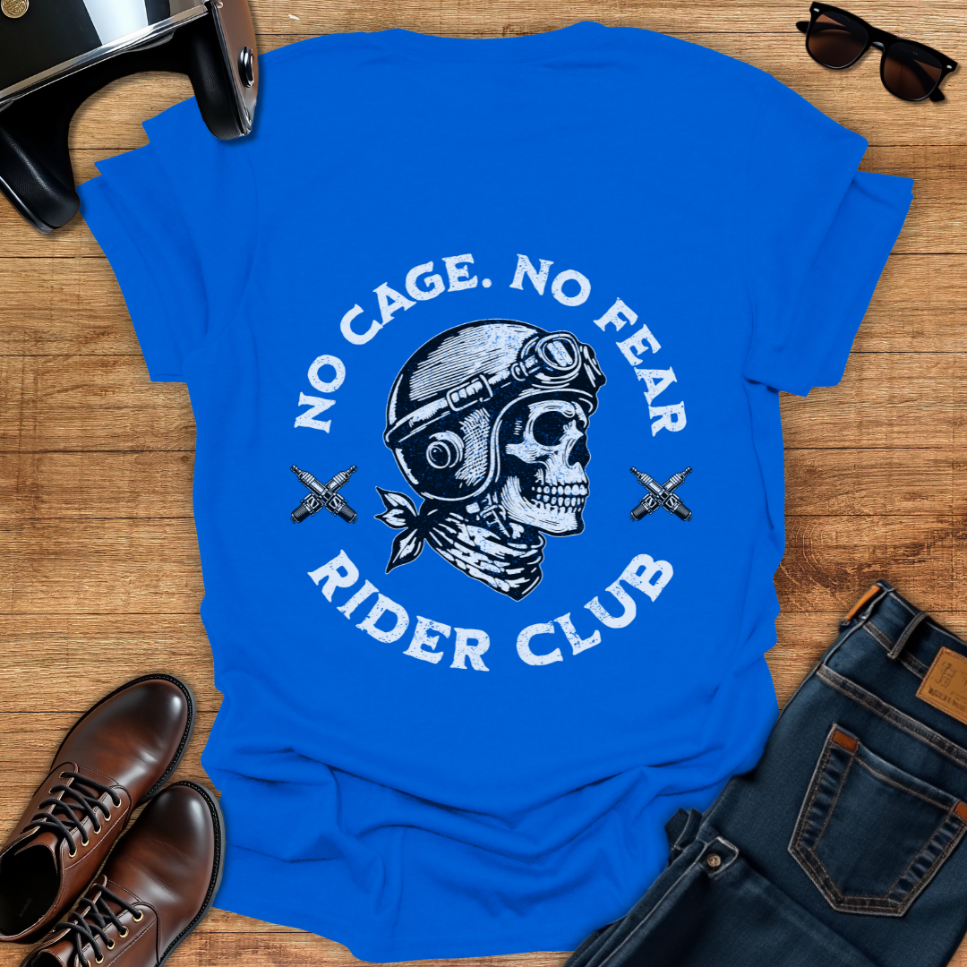 No Cage No Fear - Back Print T-Shirt