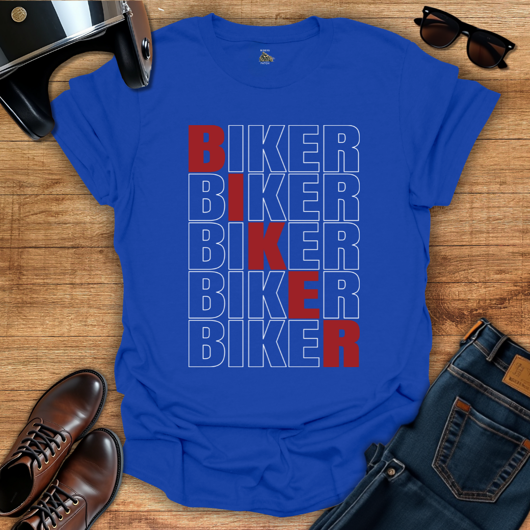 Red Biker T-Shirt