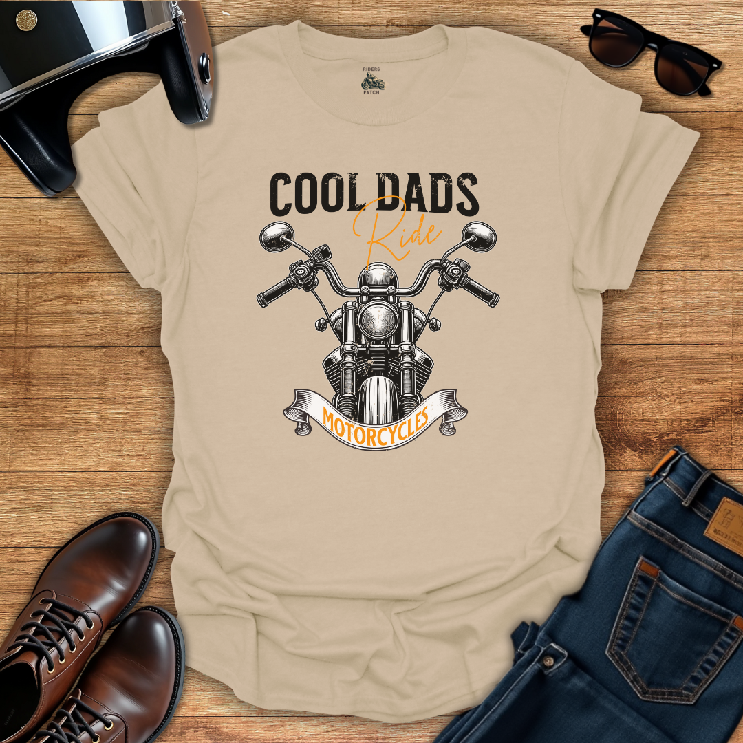 Cool Dads Ride - Front Print T-Shirt