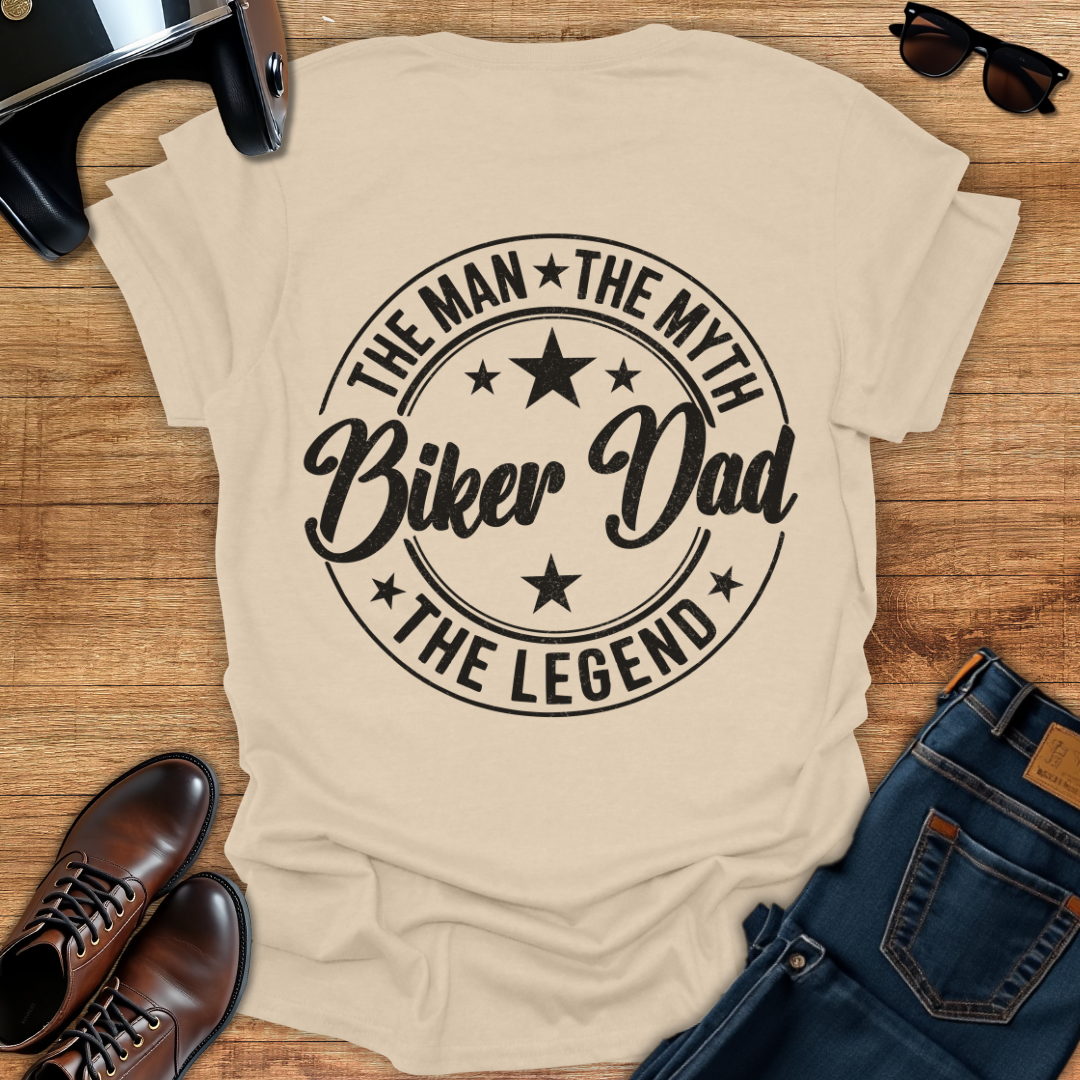 Man, Myth, Legend - Back Print T-Shirt