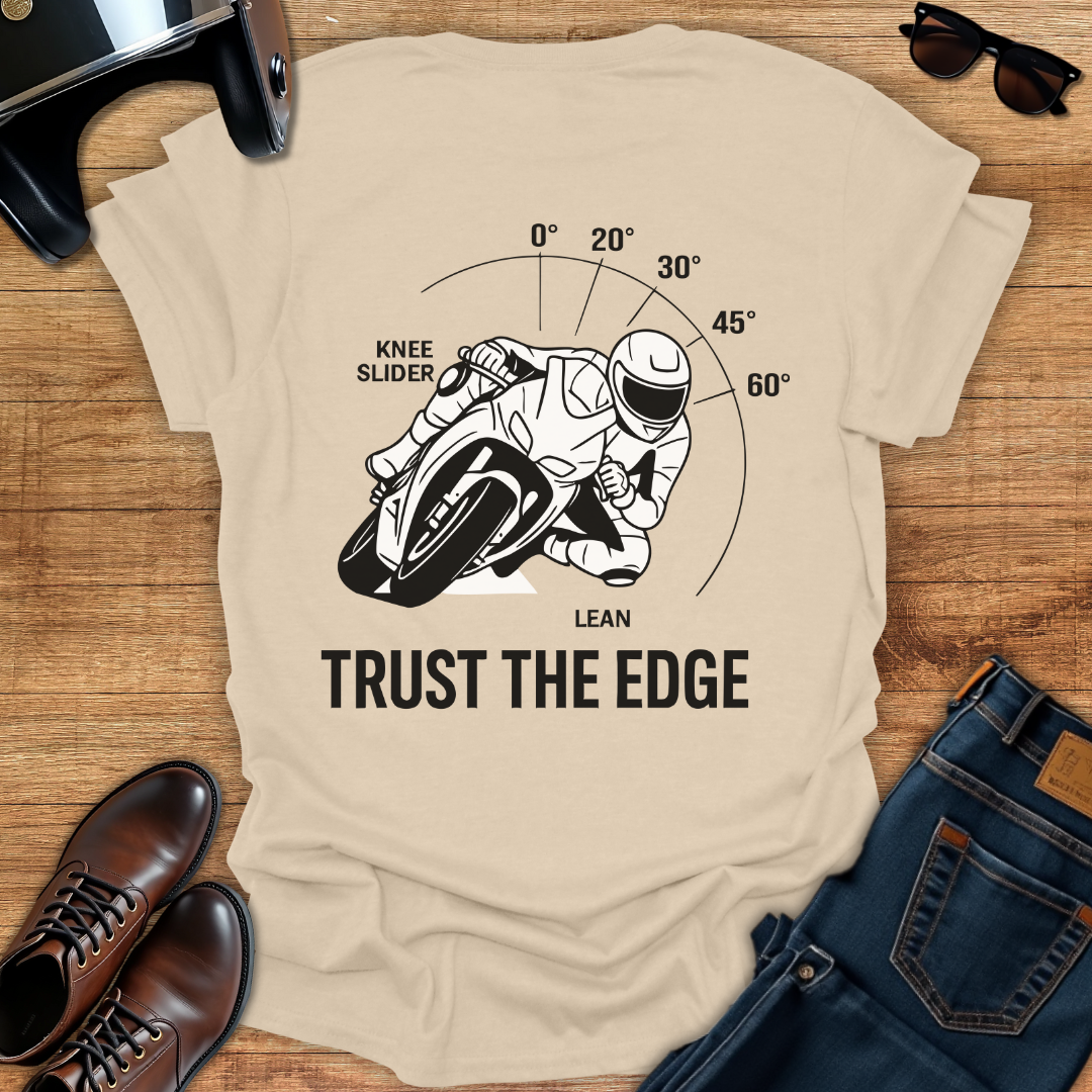 Trust The Edge - Back Print T-Shirt