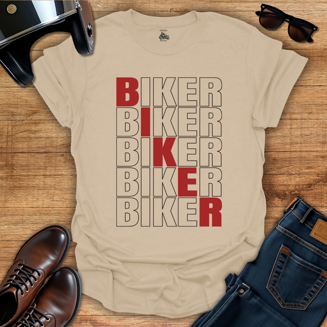 Red Biker T-Shirt