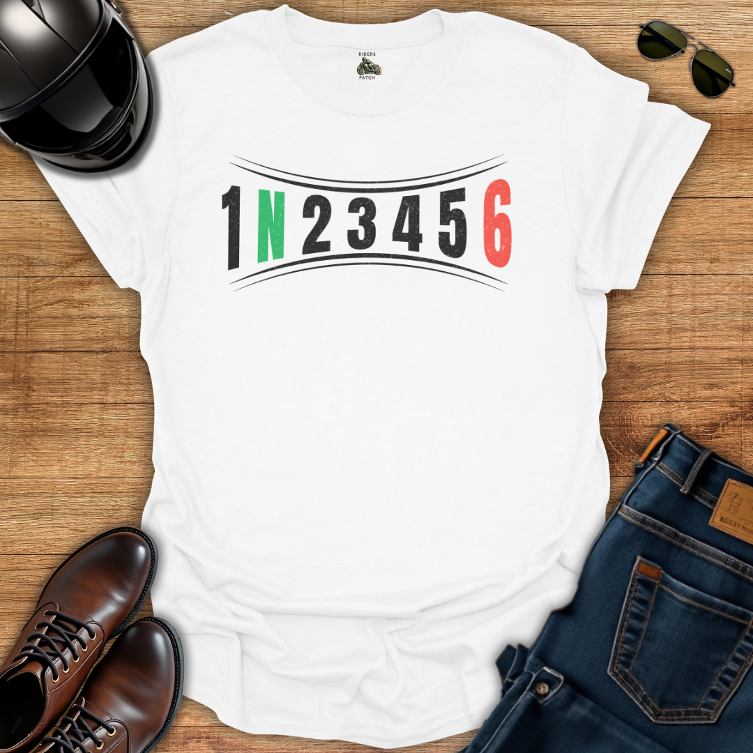 Curved Motorcycle Gears T-Shirt