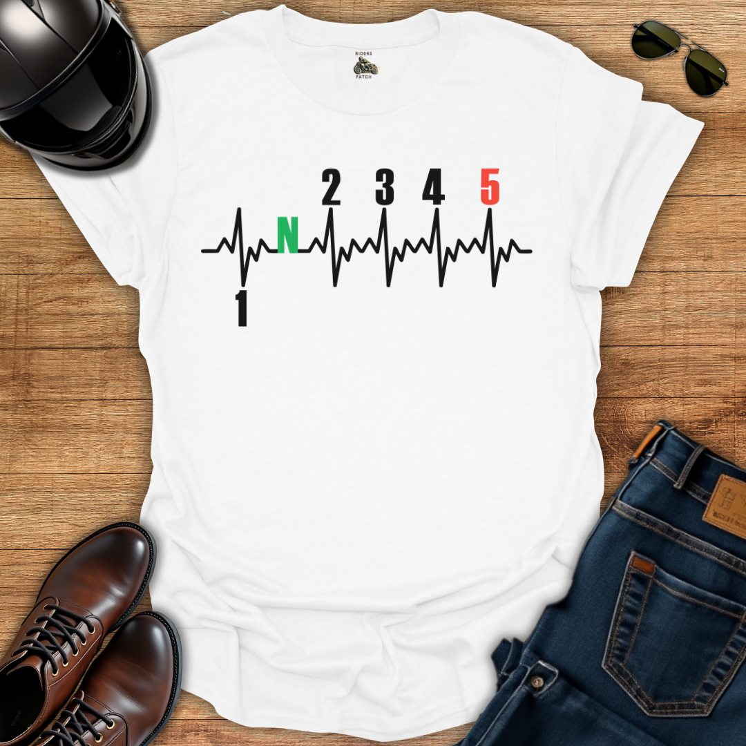 One Down Four Up Gears Pulse T-Shirt