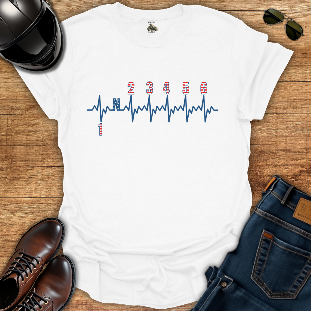 Stars and Stripes Gears Pulse T-Shirt