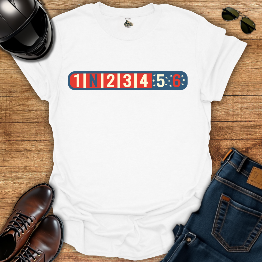 Motorcycle Gears - 4th of July T-Shirt