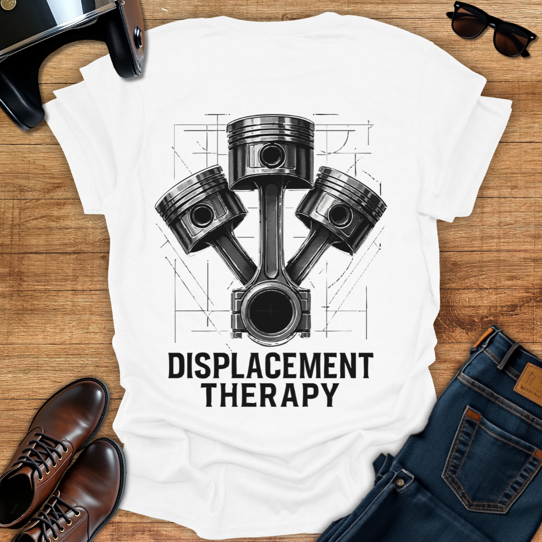 Displacement Therapy - Back Print T-Shirt