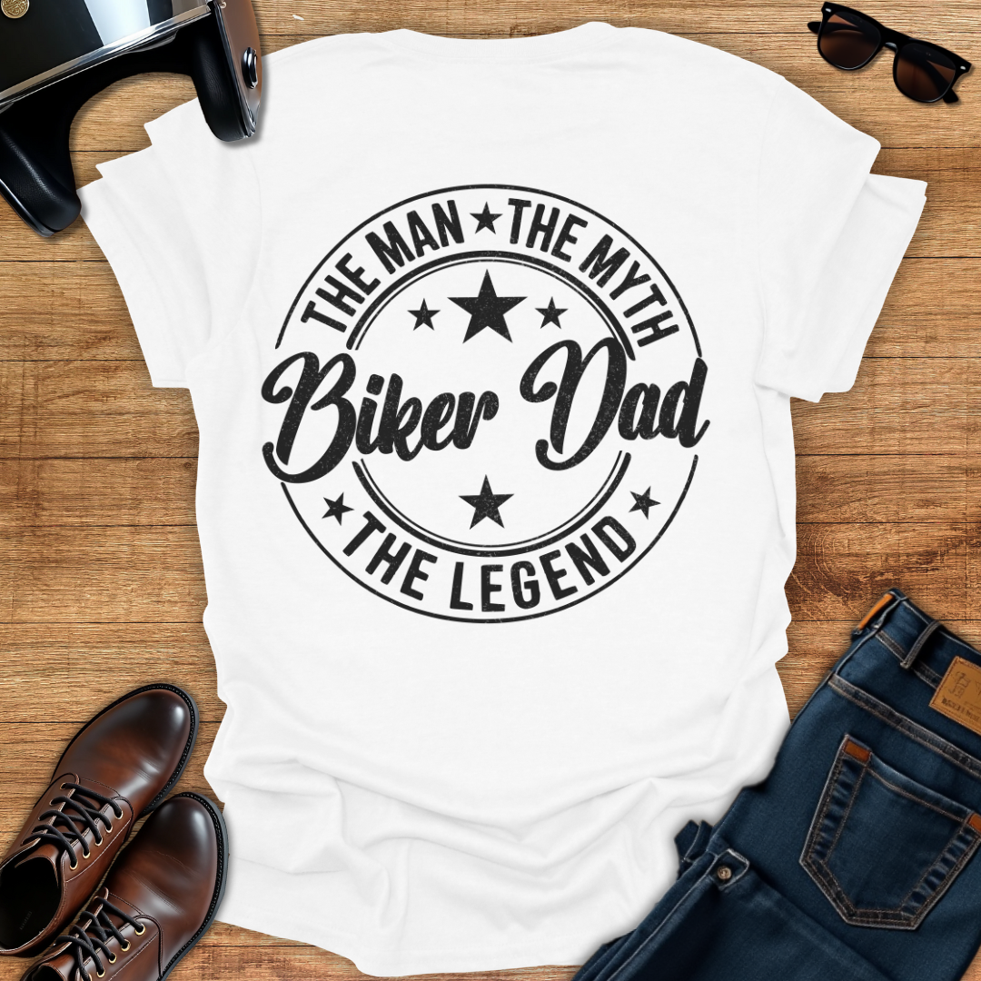 Man, Myth, Legend - Back Print T-Shirt