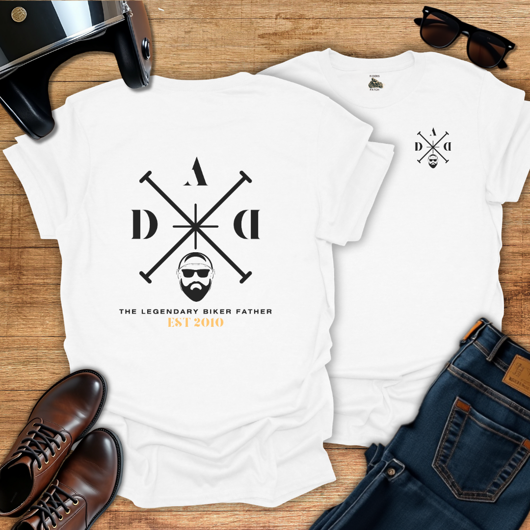 Biker DAD Est T-Shirt